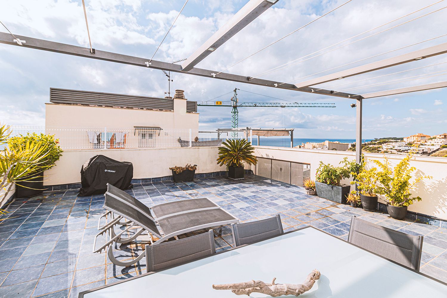 Terraza de Ático en venta en Sant Pol de Mar con Aire acondicionado, Terraza y Piscina