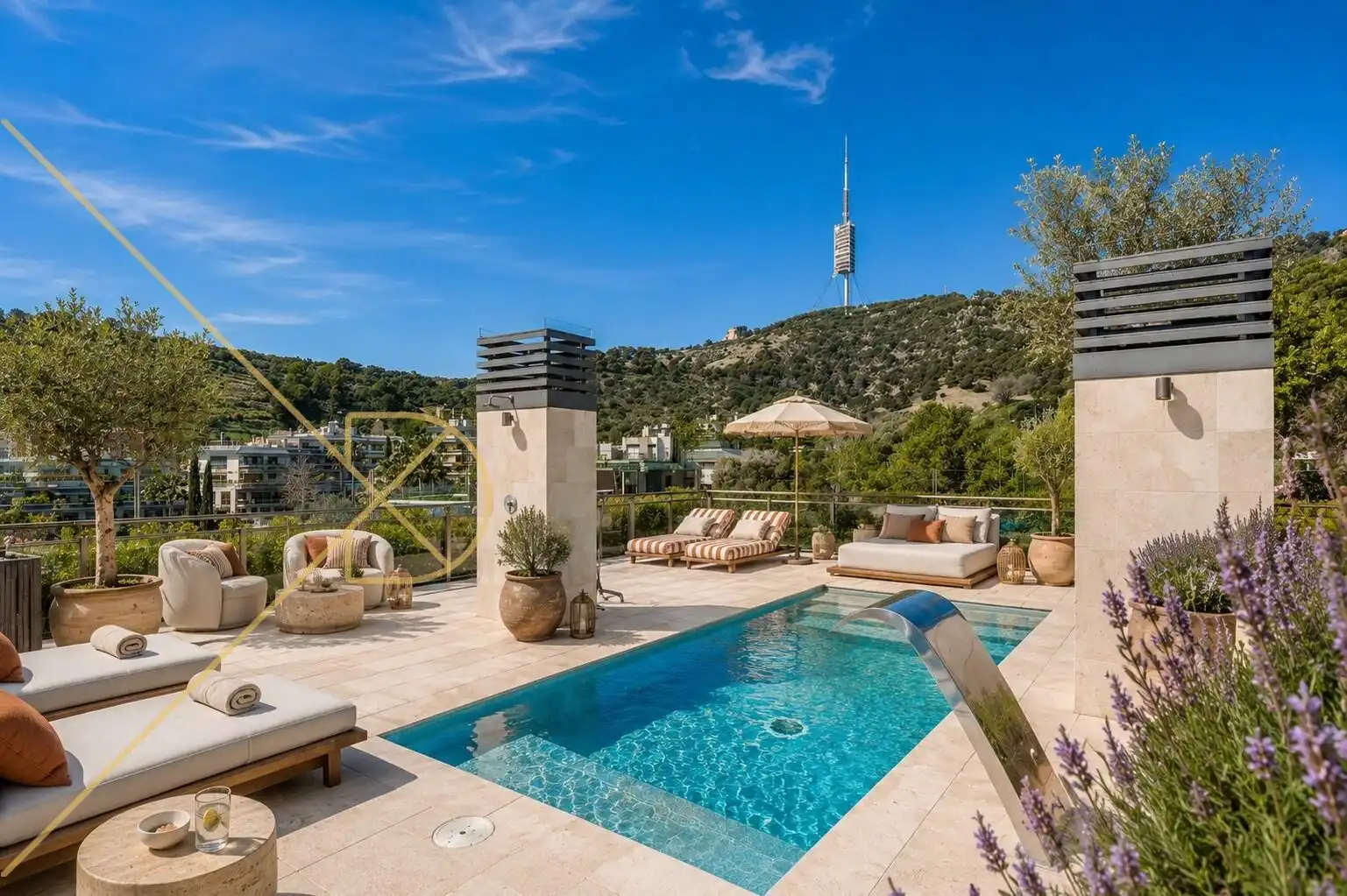 Terraza de Piso en venta en Barcelona con Calefacción, Jardín privado y Parquet