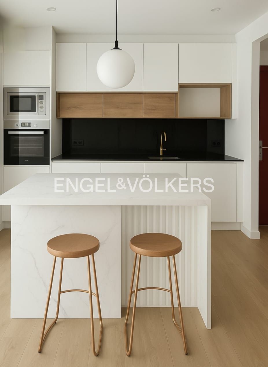 Cuina de Loft de lloguer en San Sebastián de los Reyes amb Aire condicionat, Calefacció i Piscina