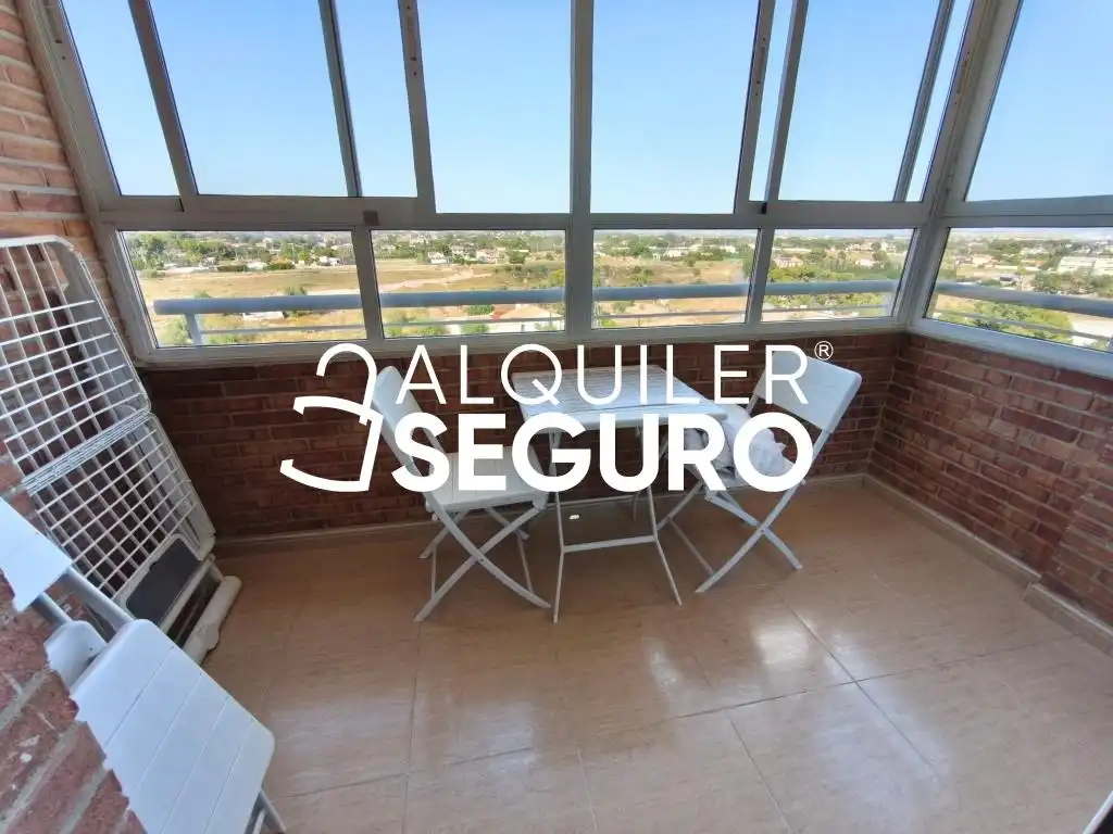 Terraza de Piso de alquiler en San Vicente del Raspeig / Sant Vicent del Raspeig con Aire acondicionado, Terraza y Piscina