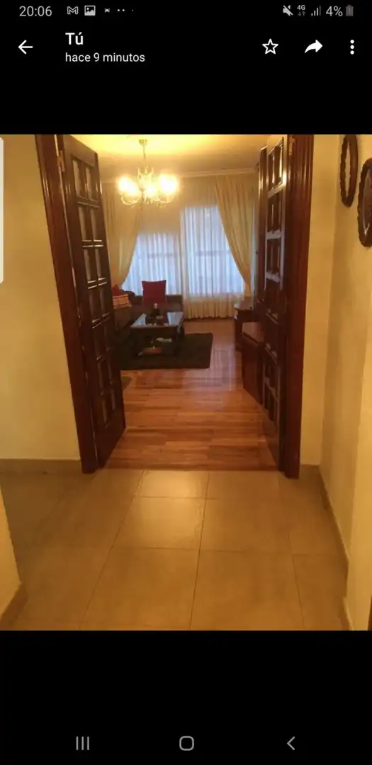 Living room of Flat for rent in Santiago de Compostela   with Heating and Furnished