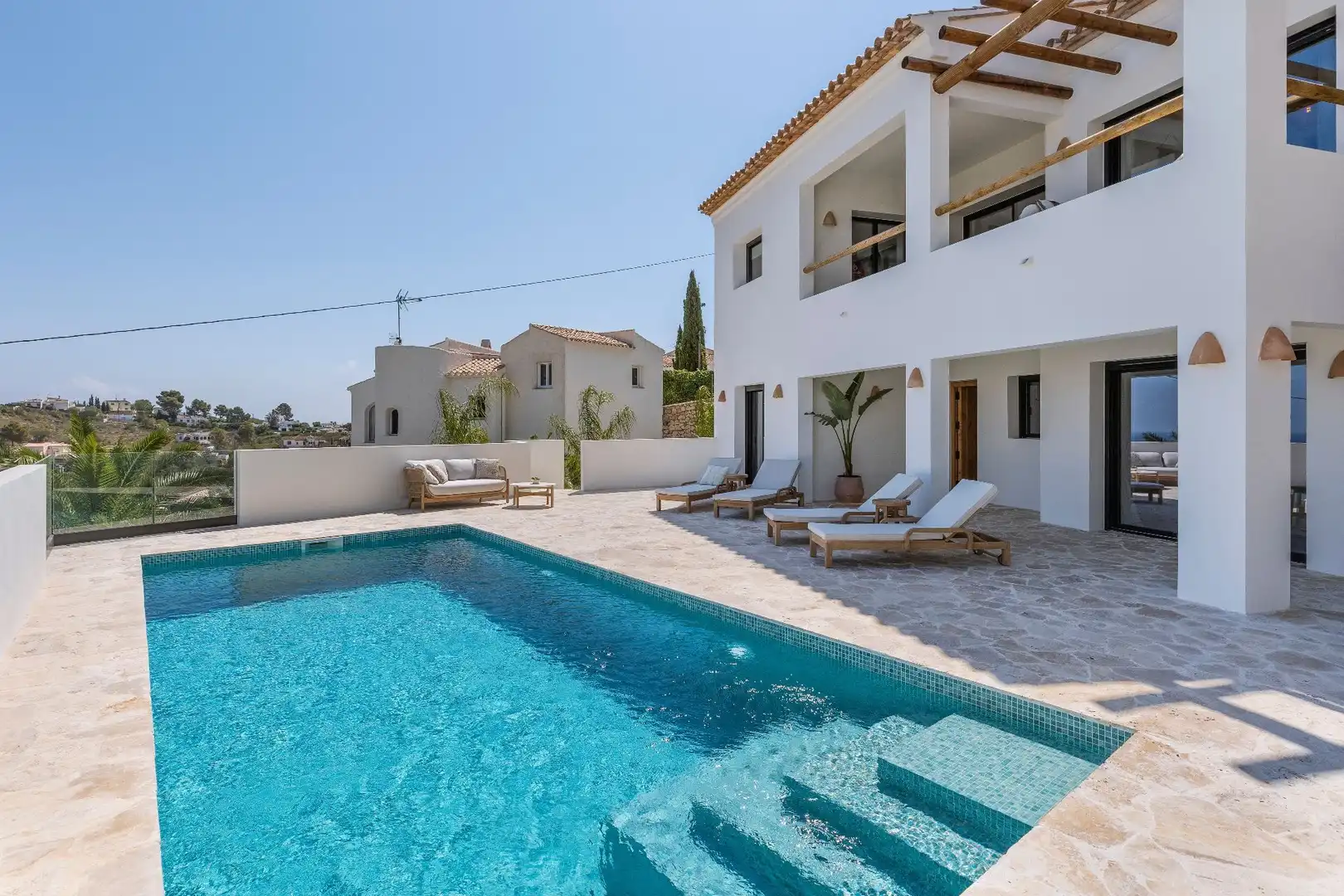 Swimming pool of Houses for sale in Jávea / Xàbia  with Air Conditioner, Heating and Private garden