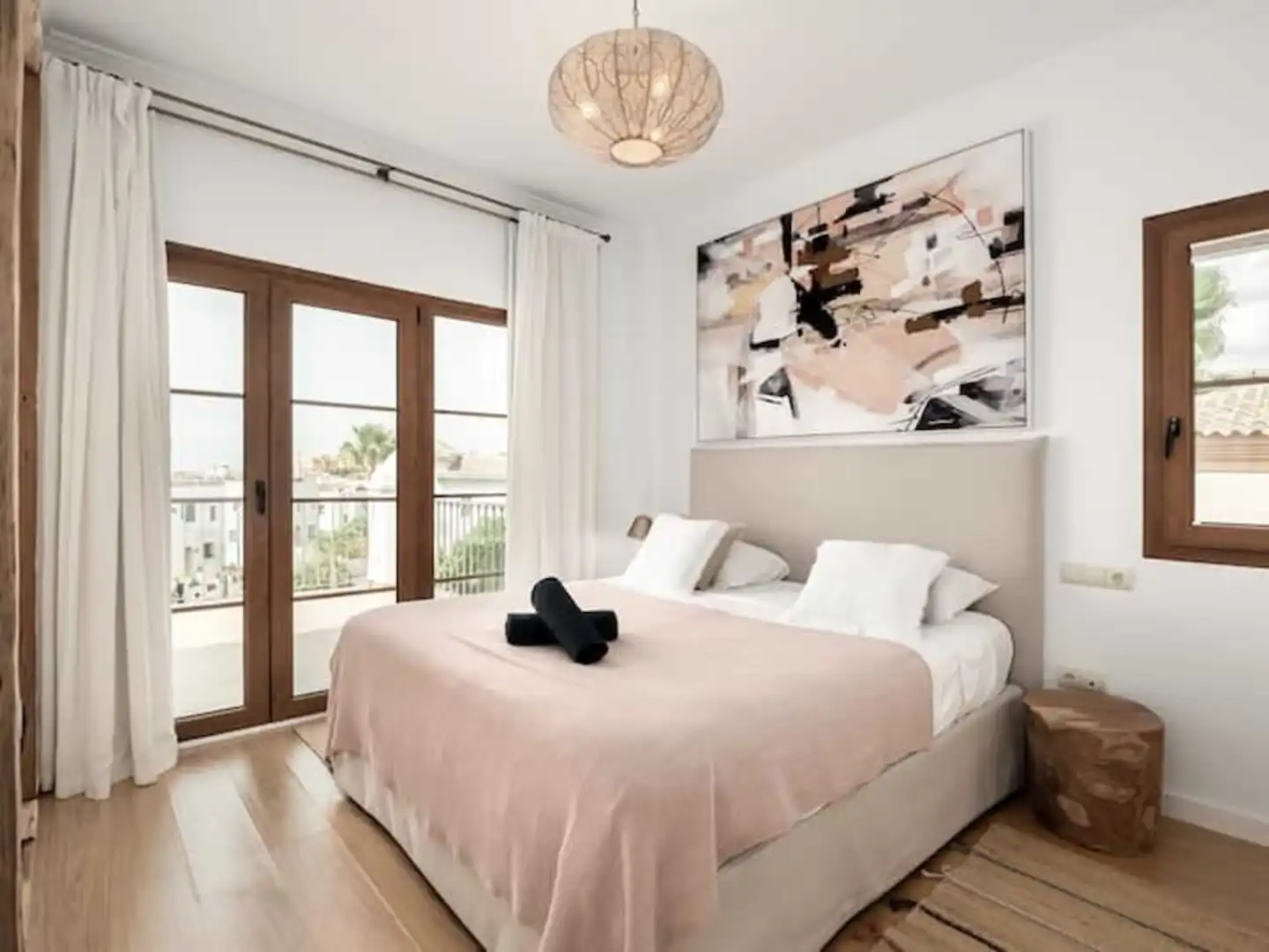 Bedroom of Houses for rent in Estepona  with Air Conditioner, Terrace and Swimming Pool