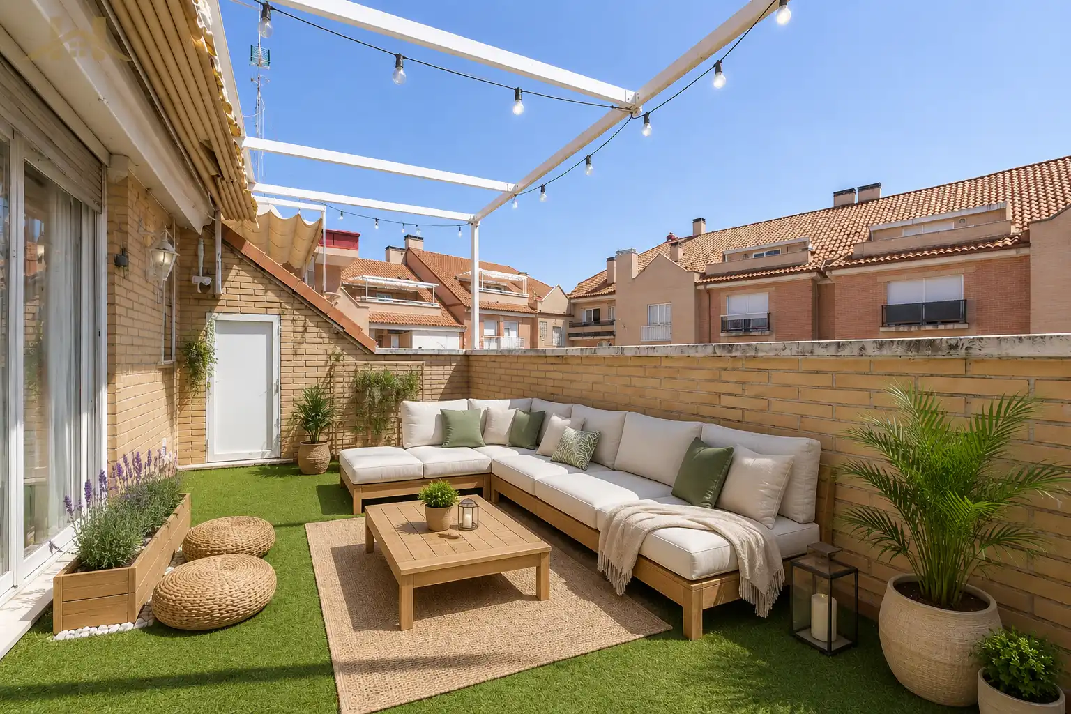 Terrace of Duplexes for sale in Villanueva del Pardillo  with Air Conditioner, Heating and Parquet flooring