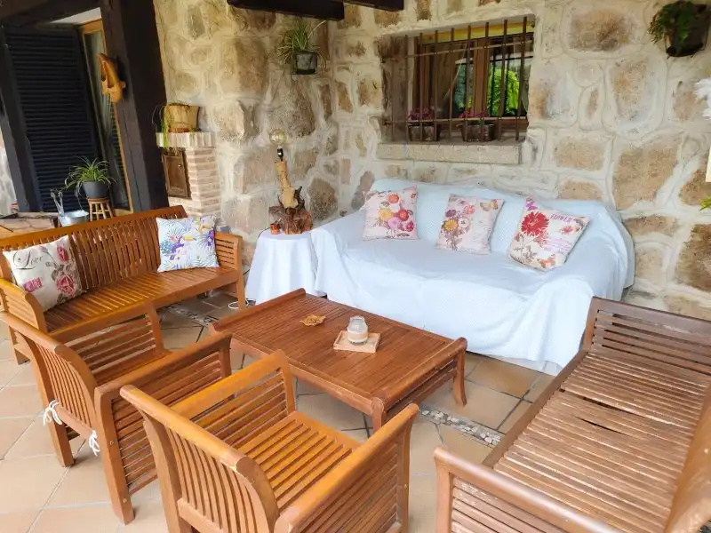 Terraza de Casa o chalet en venta en Bustarviejo con Calefacción, Parquet y Terraza