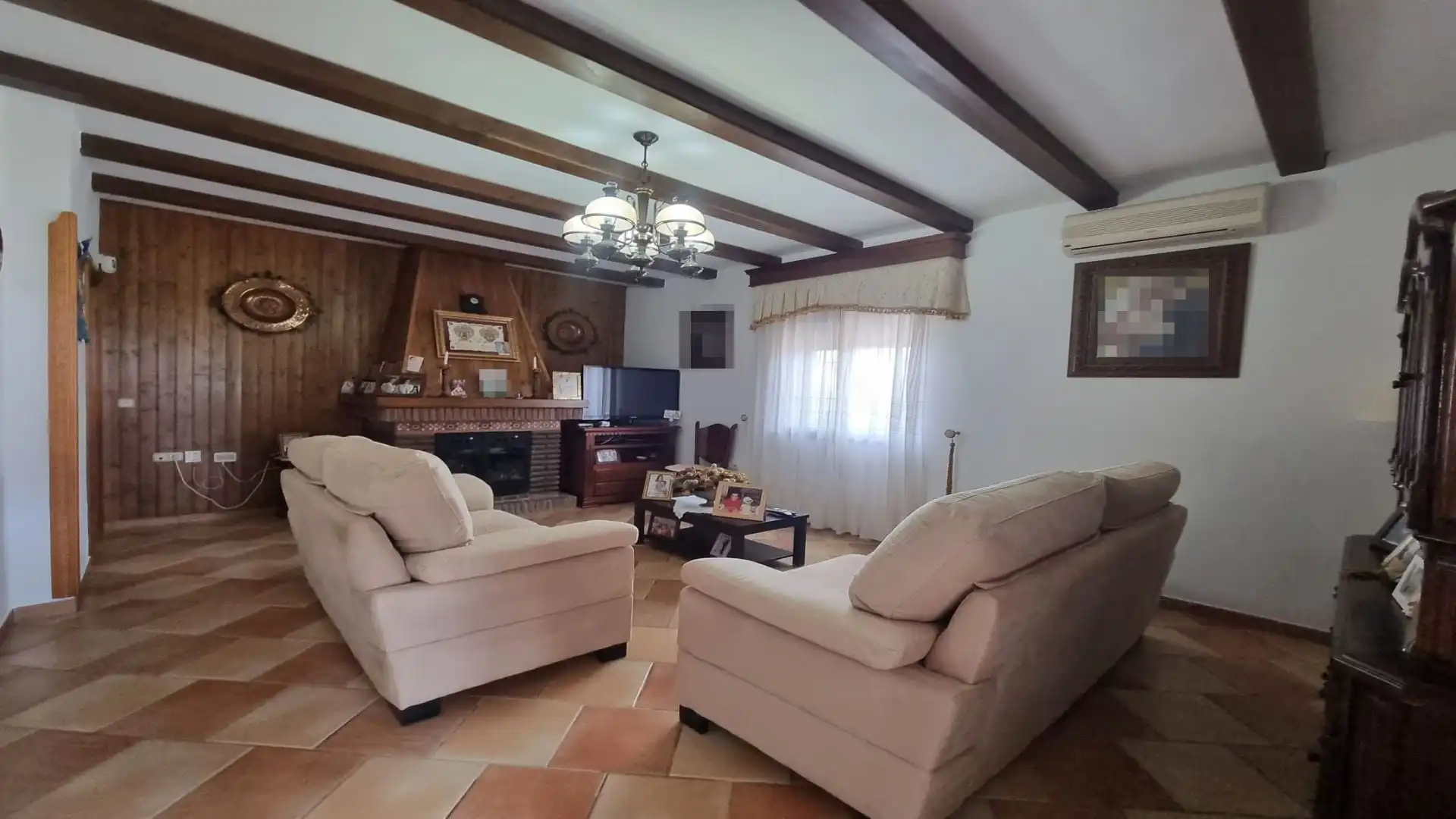 Sala d'estar de Casa o xalet en venda en Alhaurín El Grande amb Aire condicionat i Piscina