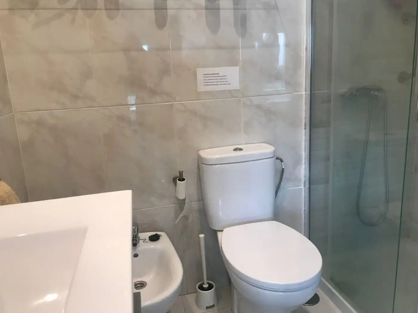 Baño de Dúplex de alquiler en Cádiz con Terraza y Amueblado