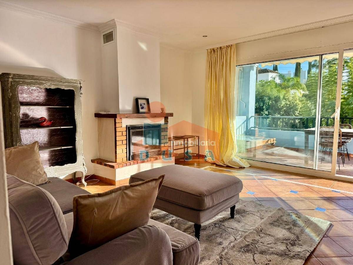 Living room of House or chalet to rent in Marbella  with Air Conditioner, Terrace and Storage room