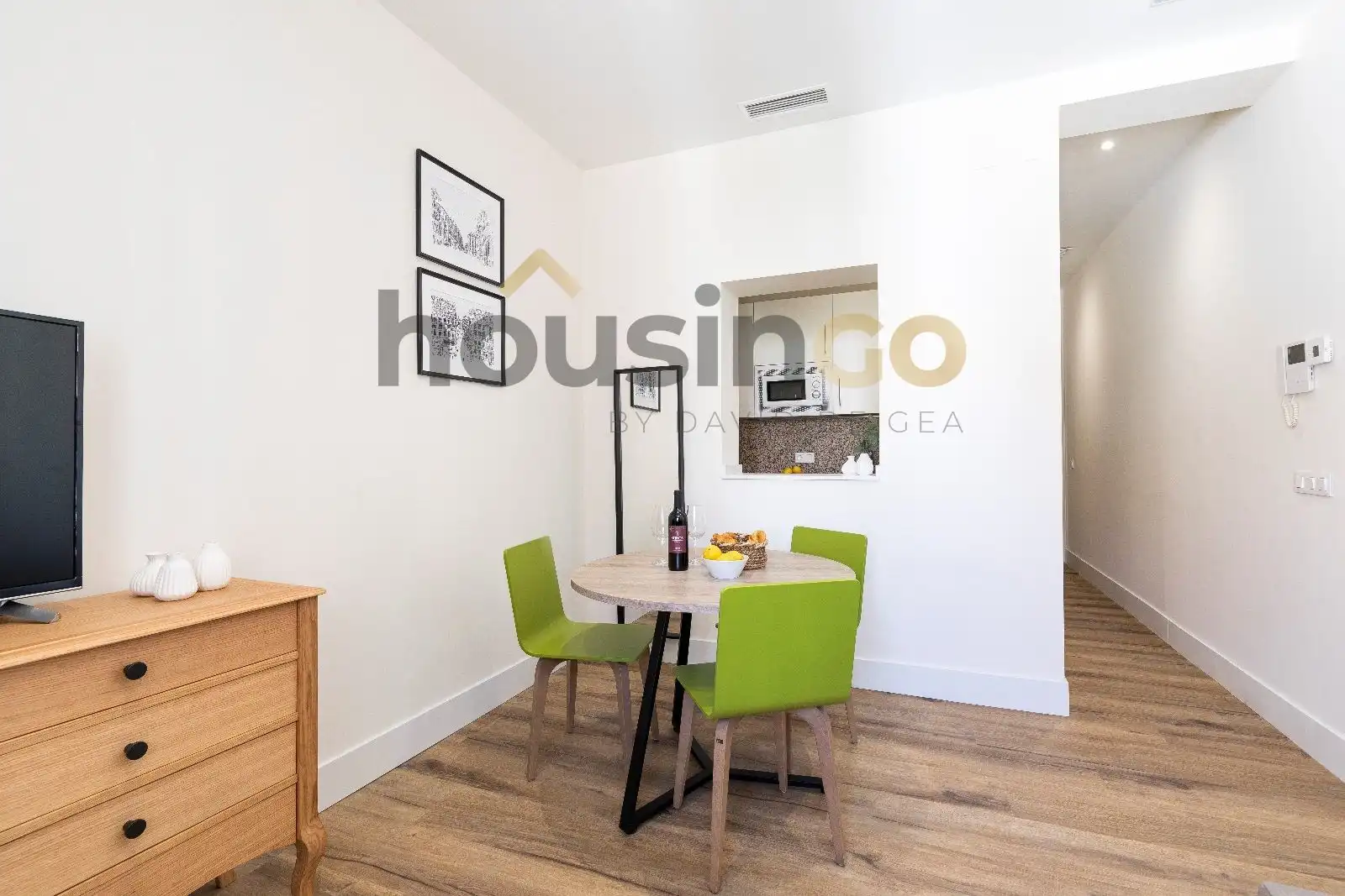 Dining room of Apartments for rent in Madrid  with Air Conditioner, Heating and Parquet flooring