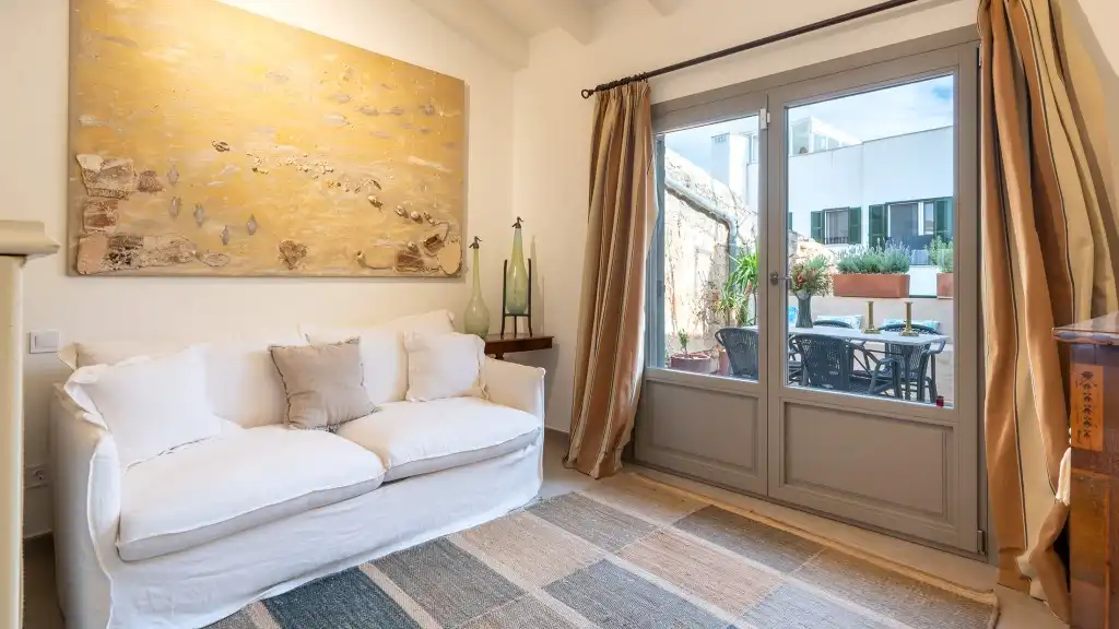 Sala d'estar de Finca rústica en venda en Consell amb Aire condicionat, Jardí privat i Terrassa