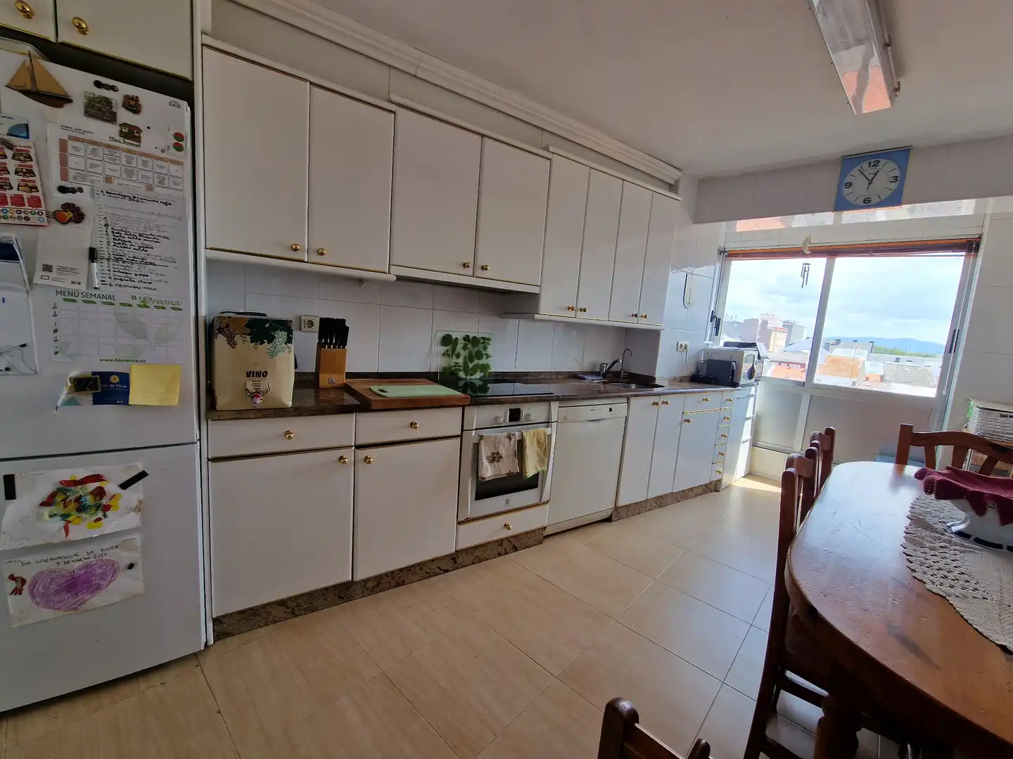 Kitchen of Flat for sale in Ferrol  with Heating and Terrace