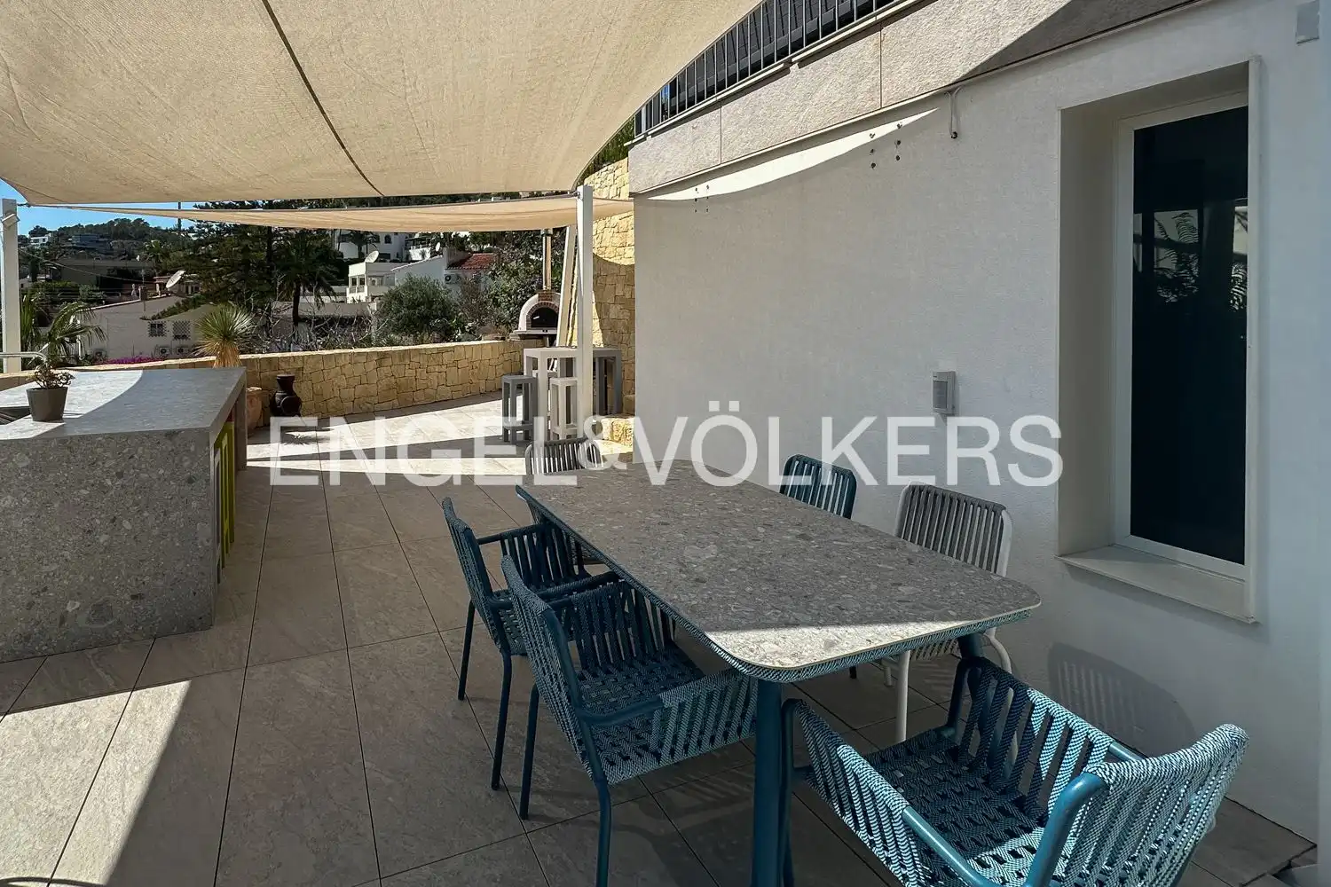 Terraza de Casa o chalet de alquiler en Jávea / Xàbia con Aire acondicionado, Calefacción y Jardín privado