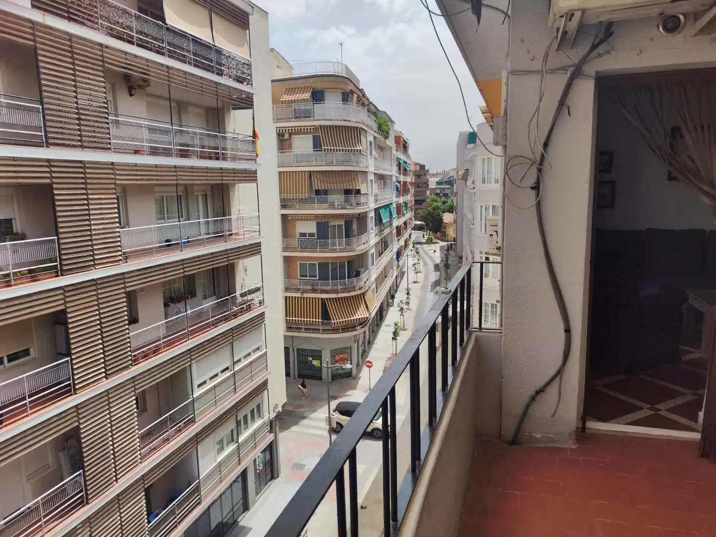 Balcony of Flat for rent in Granada  with Terrace and Balcony