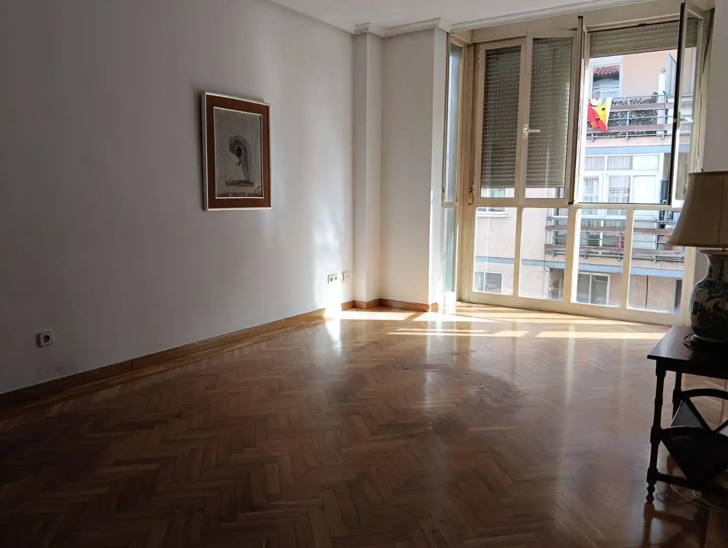 Living room of Flat for sale in San Lorenzo de El Escorial  with Heating, Parquet flooring and Storage room