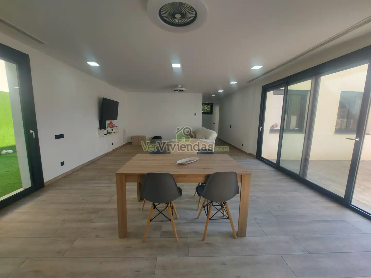 Wohnzimmer von Haus oder Chalet zum Verkauf in Pallejà mit Klimaanlage, Heizung und Privatgarten