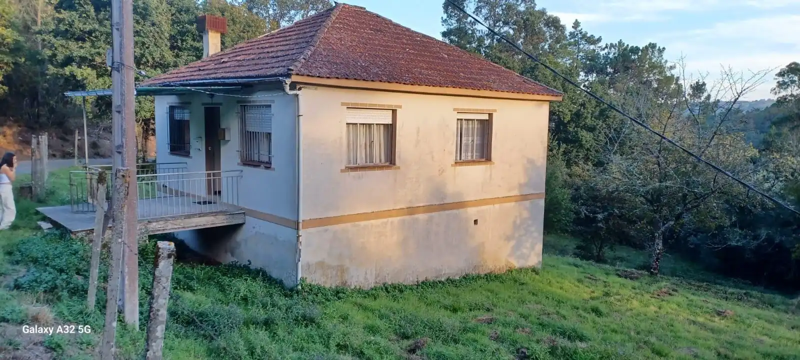 Vista exterior de Finca rústica en venda en A Peroxa  amb Jardí privat, Terrassa i Moblat