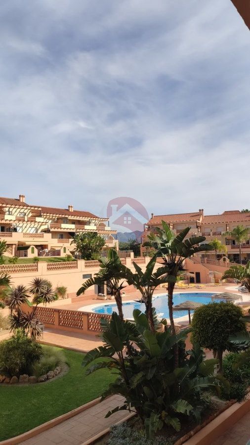 Exterior view of Flat for sale in Mijas  with Air Conditioner, Terrace and Furnished