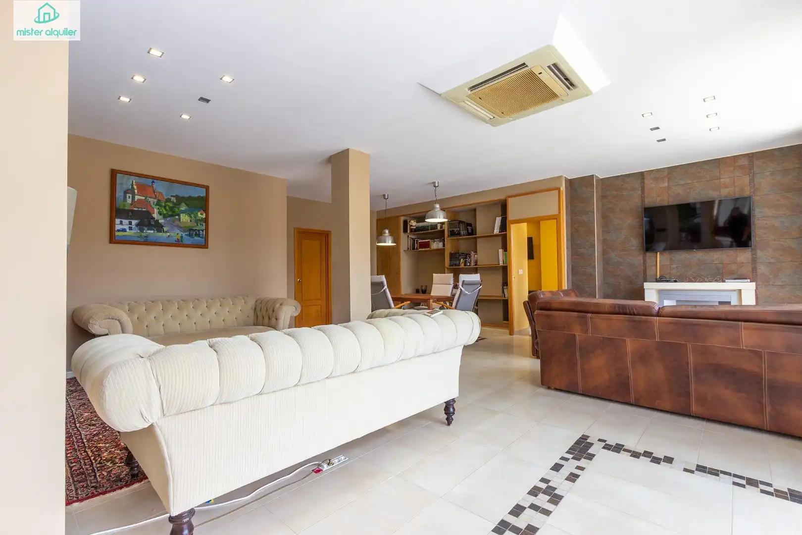 Living room of Apartments for rent in El Campello  with Air Conditioner, Terrace and Furnished