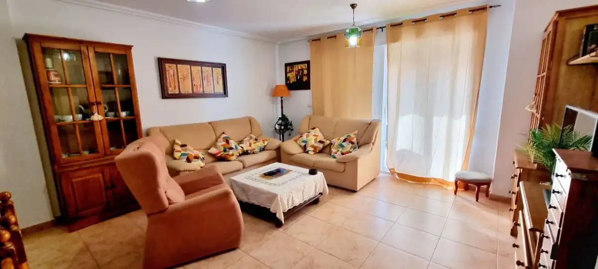 Living room of Flat for rent in Águilas  with Furnished and Balcony