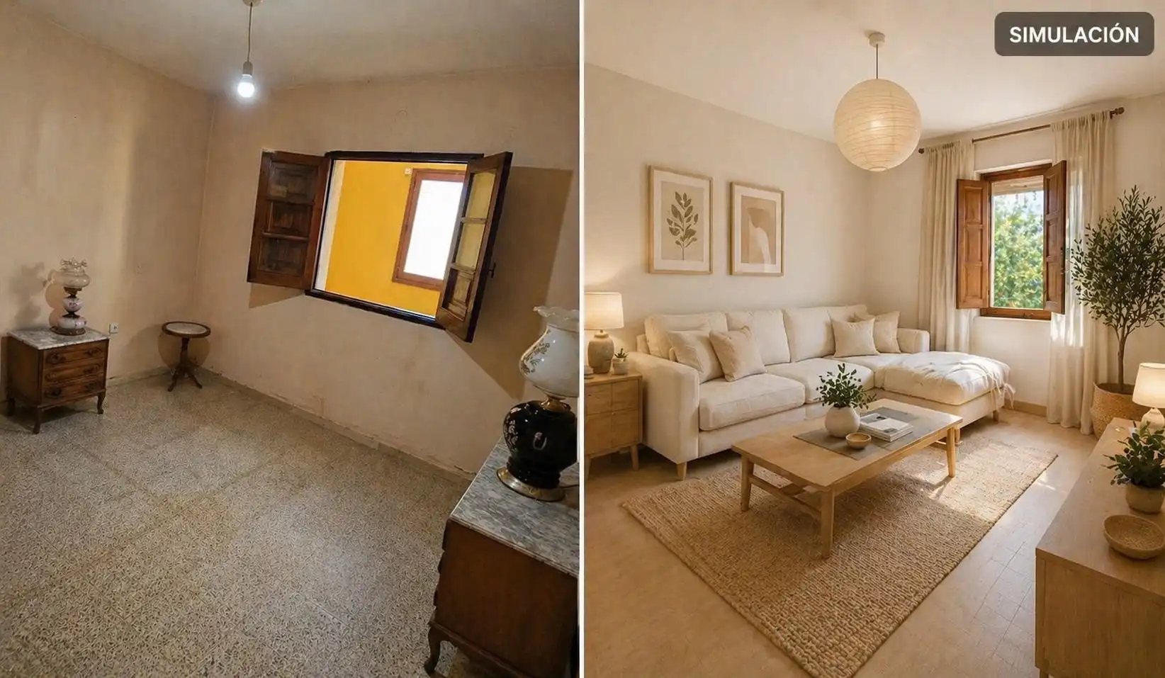 Sala de estar de Casa adosada en venta en Santa Brígida