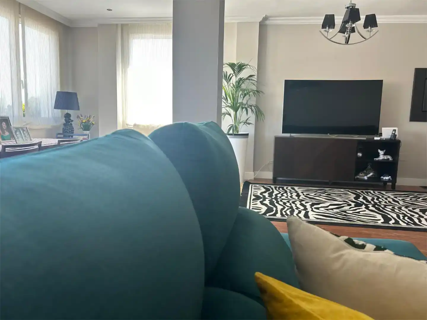 Sala de estar de Piso en venta en Málaga con Aire acondicionado, Jardín privado y Parquet