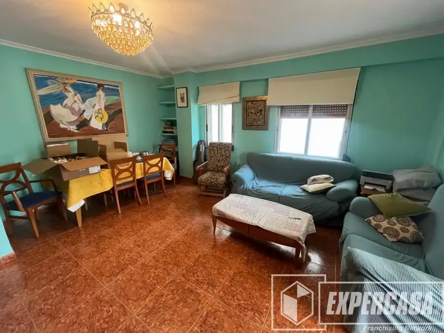 Sala de estar de Piso en venta en Valencia con Aire acondicionado y Terraza