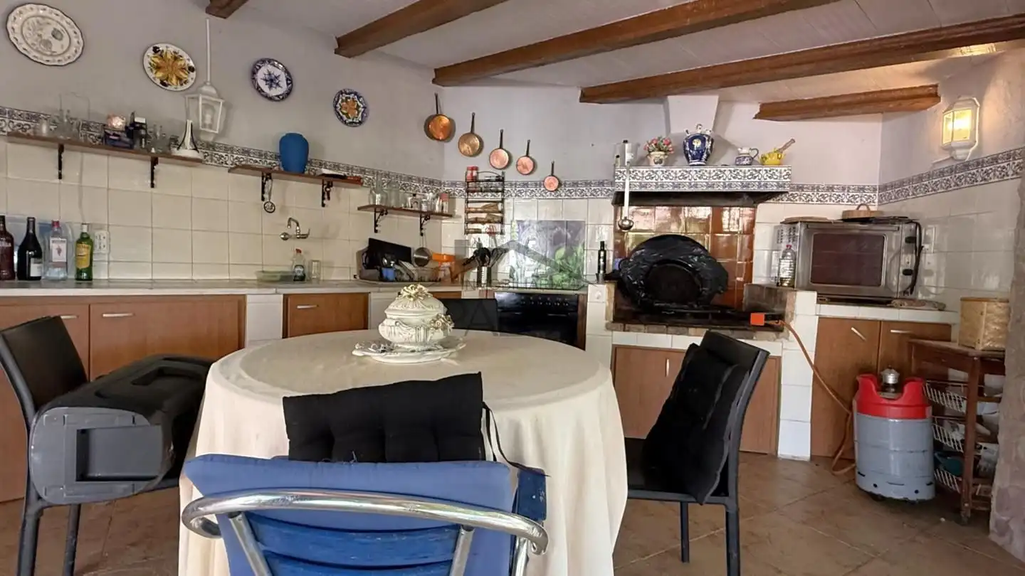 Cocina de Casa o chalet en venta en Carcaixent con Aire acondicionado, Jardín privado y Terraza
