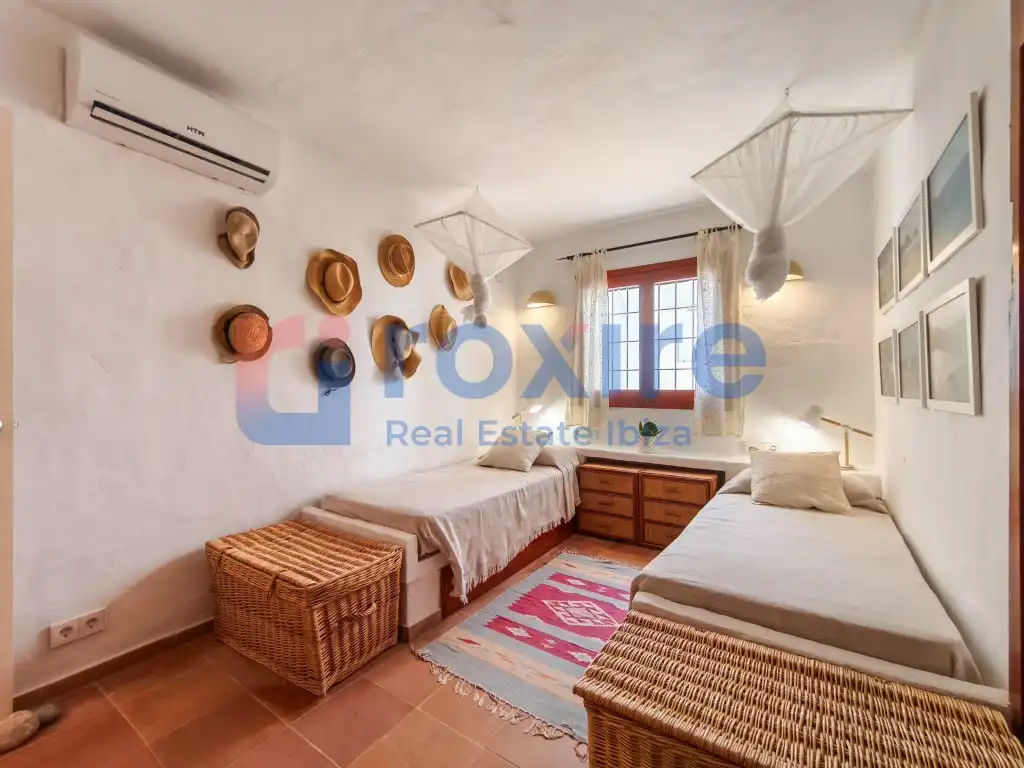 Bedroom of Houses for rent in Sant Josep de sa Talaia  with Air Conditioner, Private garden and Terrace