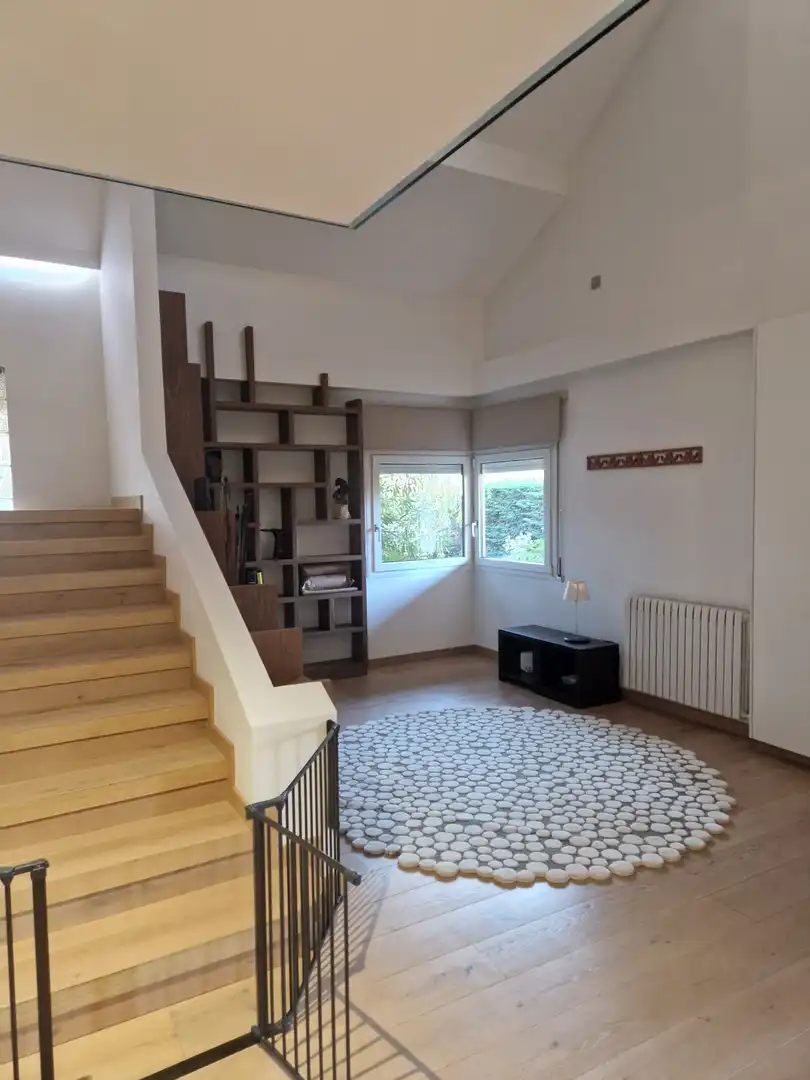Sala de estar de Casa o chalet en venta en Santa Coloma de Farners con Aire acondicionado, Calefacción y Jardín privado