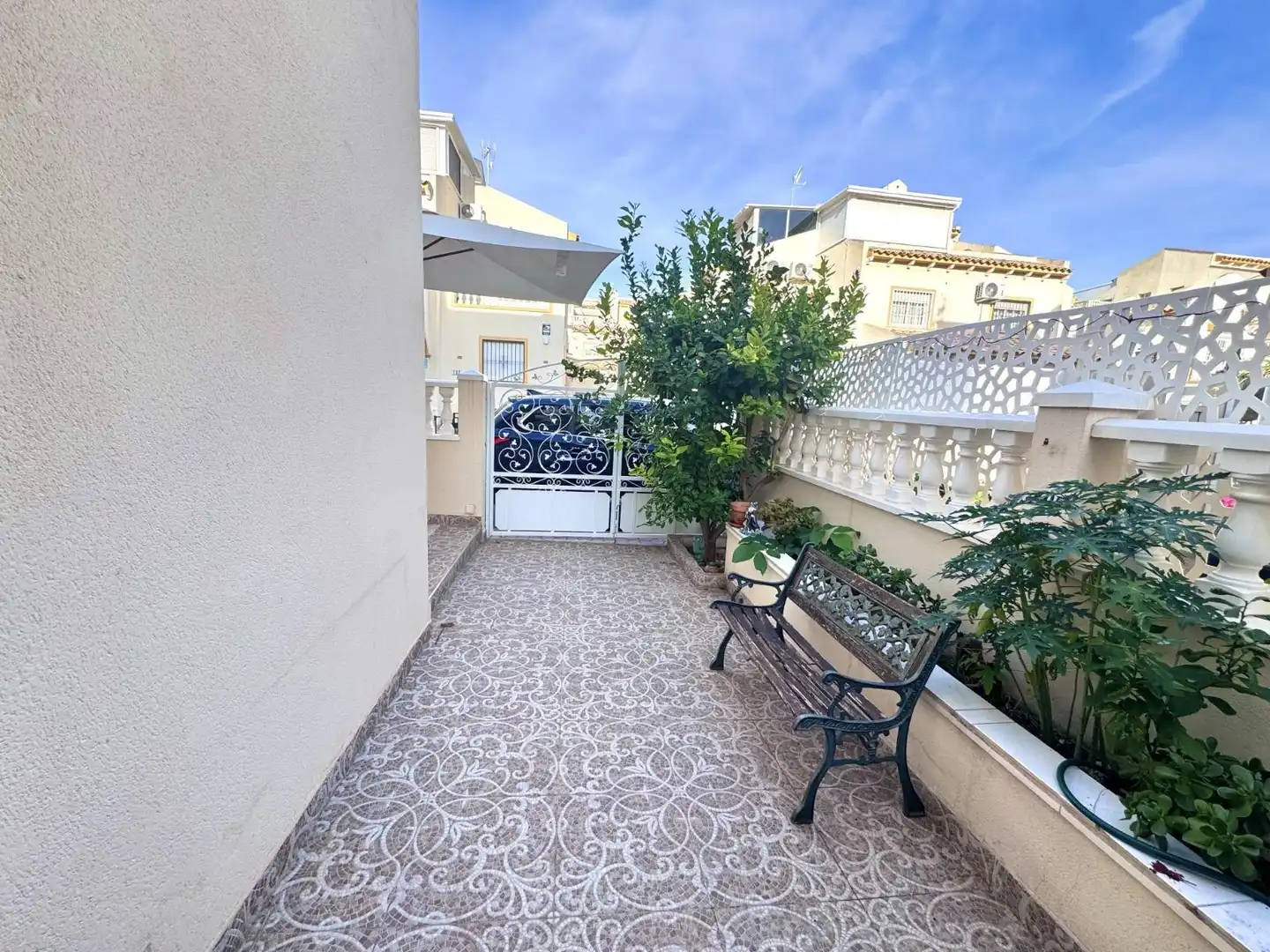 Terraza de Casa adosada en venta en Orihuela con Aire acondicionado, Jardín privado y Terraza