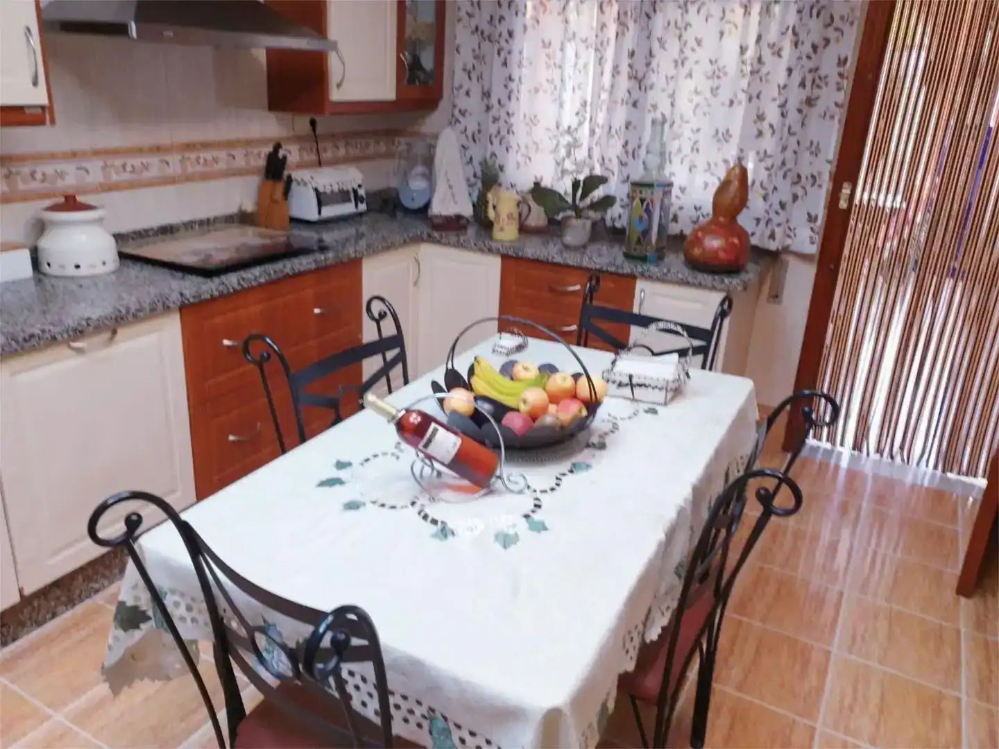 Kitchen of Flat for sale in El Ejido  with Air Conditioner, Private garden and Storage room