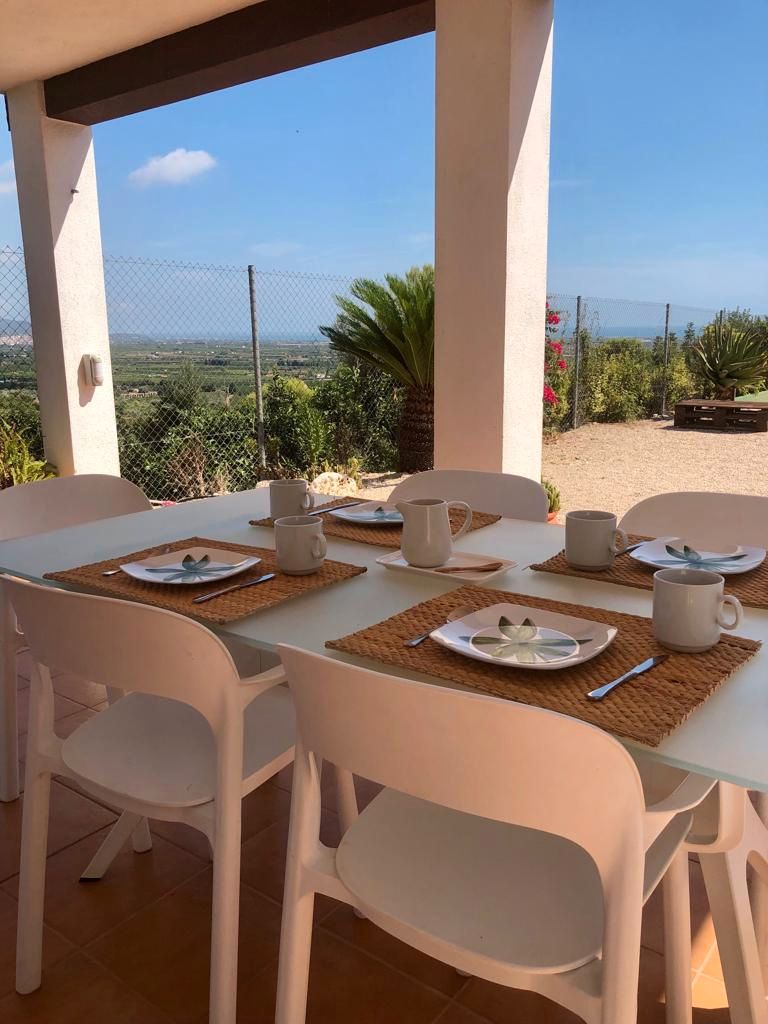 Terrace of Country house to rent in Vinaròs  with Air Conditioner, Heating and Private garden