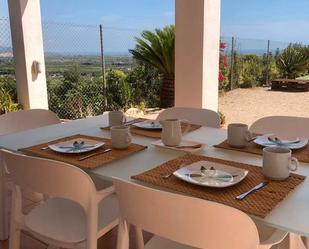 Terrace of Country house to rent in Vinaròs  with Air Conditioner, Heating and Private garden