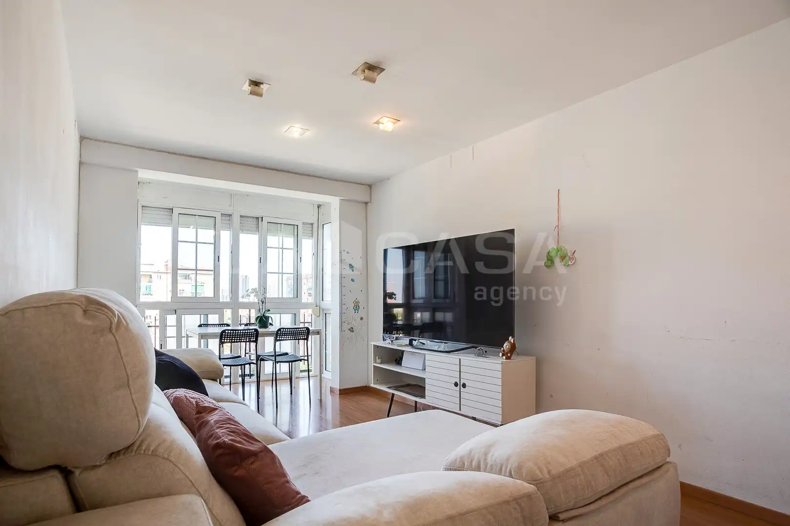 Sala de estar de Piso en venta en Sant Adrià de Besòs con Balcón