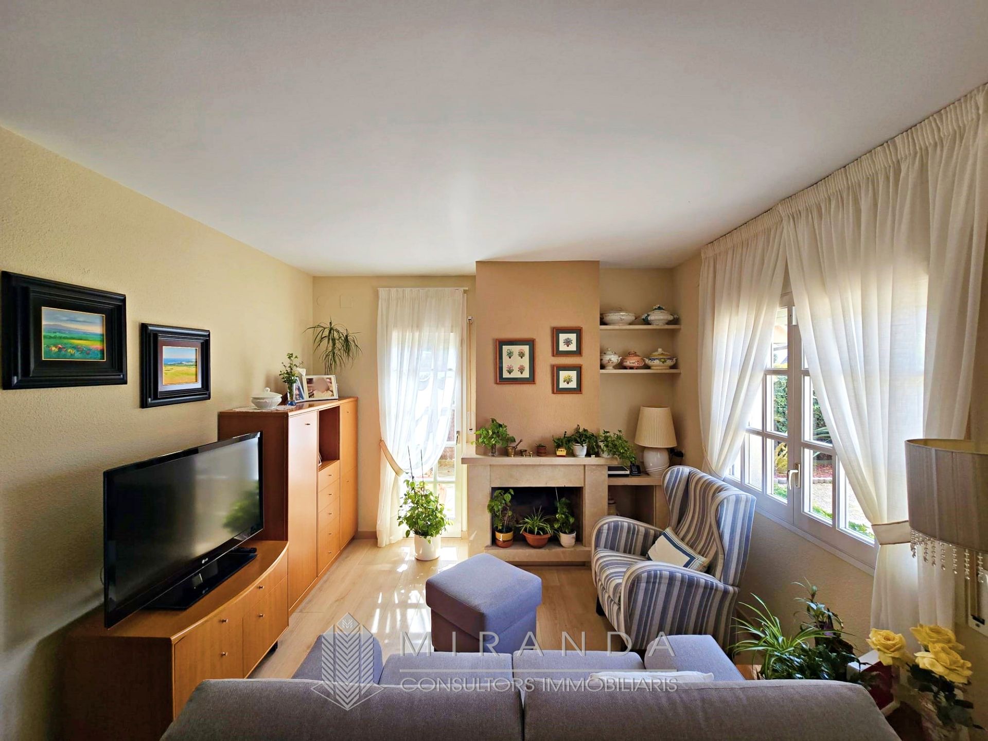 Living room of House or chalet for sale in La Garriga  with Air Conditioner, Heating and Private garden