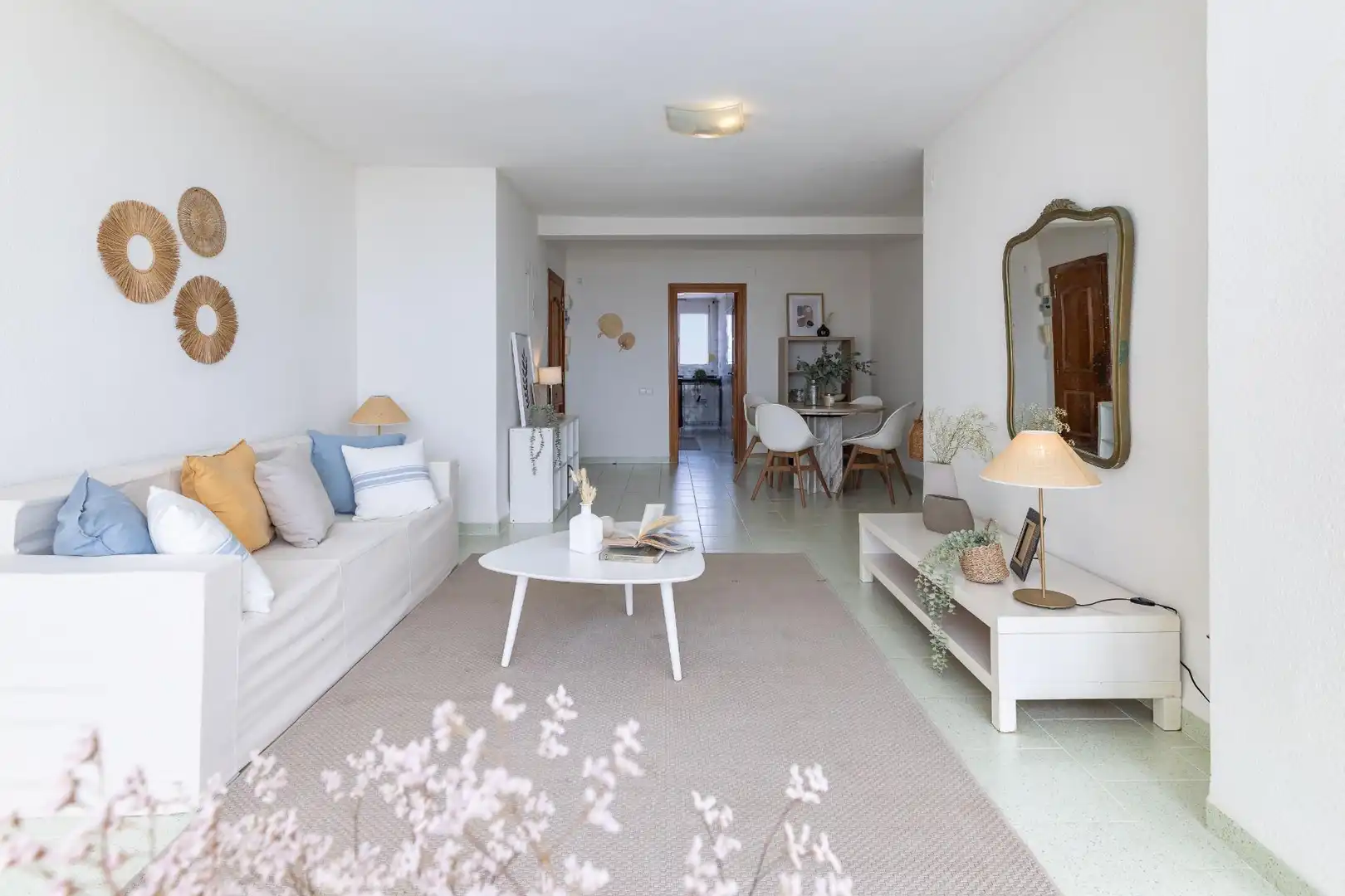 Sala de estar de Apartamento en venta en Valencia con Jardín privado y Piscina comunitaria