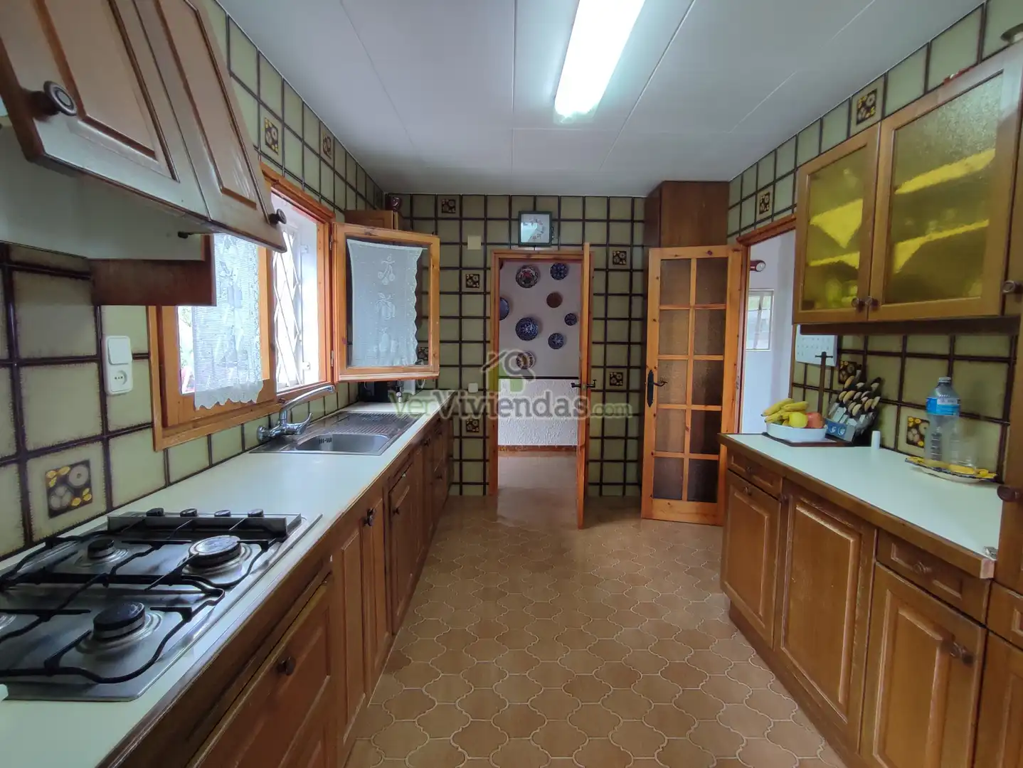 Cocina de Casa o chalet en venta en Vallirana con Calefacción, Jardín privado y Terraza