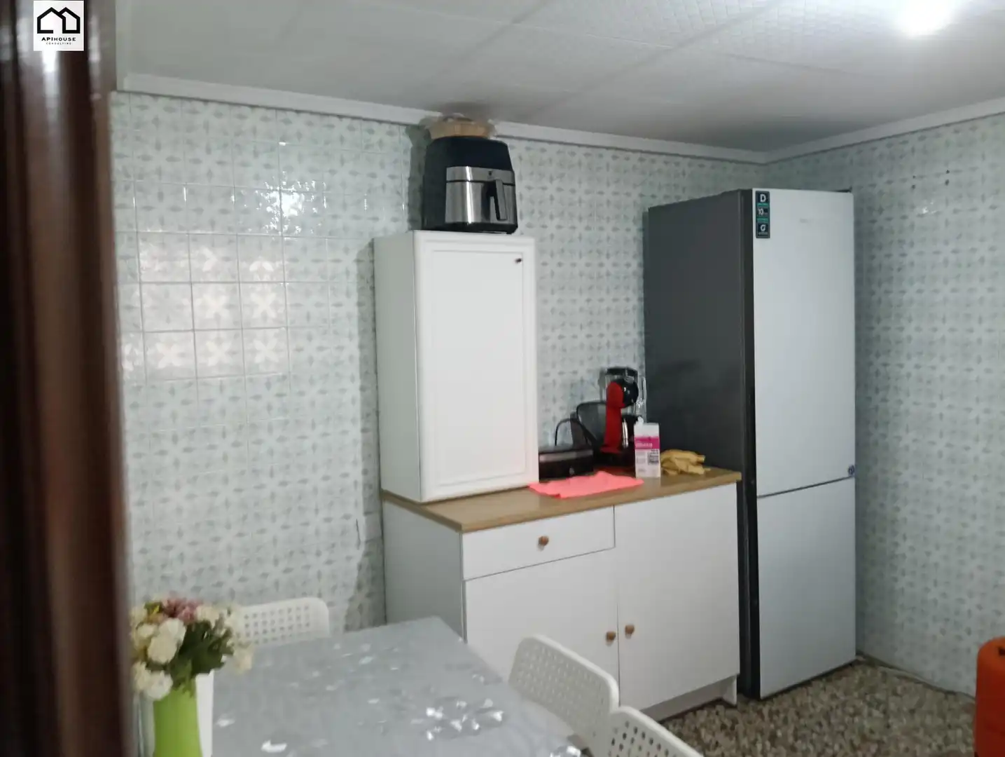 Cuina de Apartament de lloguer en Elche / Elx amb Terrassa, Traster i Moblat