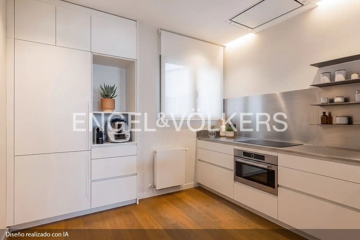 Kitchen of Flat for sale in Valencia  with Air Conditioner, Heating and Parquet flooring