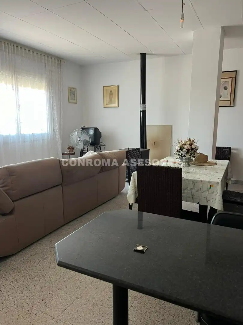 Sala de estar de Casa o chalet en venta en Riudarenes con Jardín privado, Terraza y Balcón