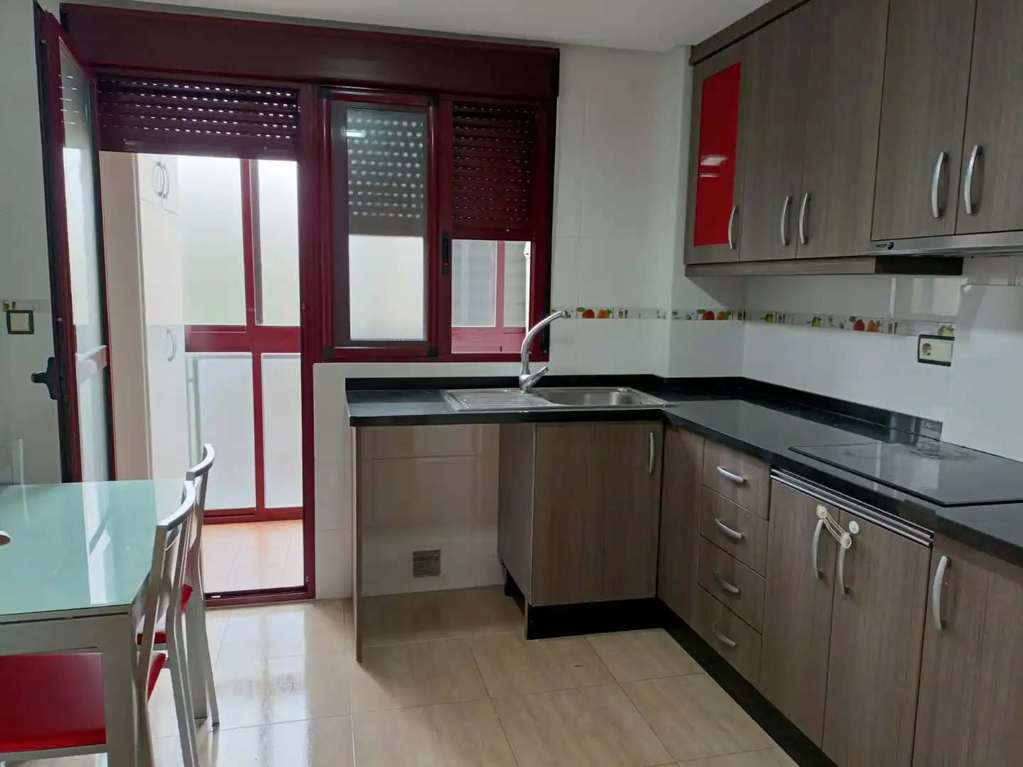 Cocina de Apartamento de alquiler en Murcia con Aire acondicionado, Calefacción y Balcón