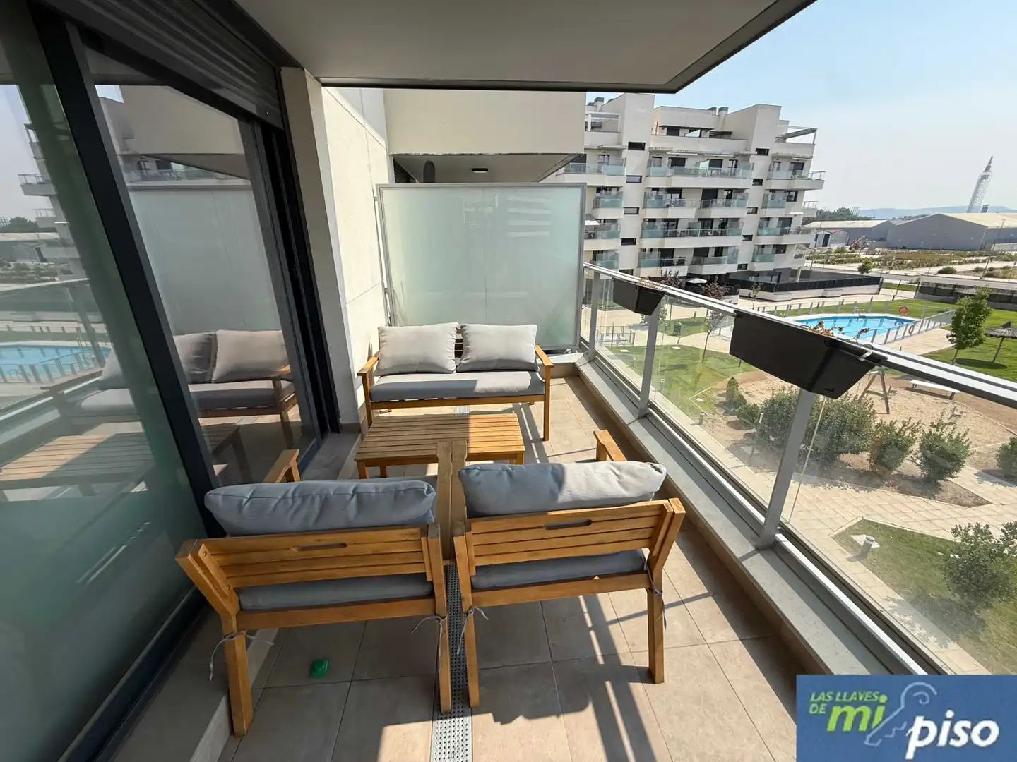 Terrasse von Wohnung zum Verkauf in Valladolid mit Heizung, Privatgarten und Parkett