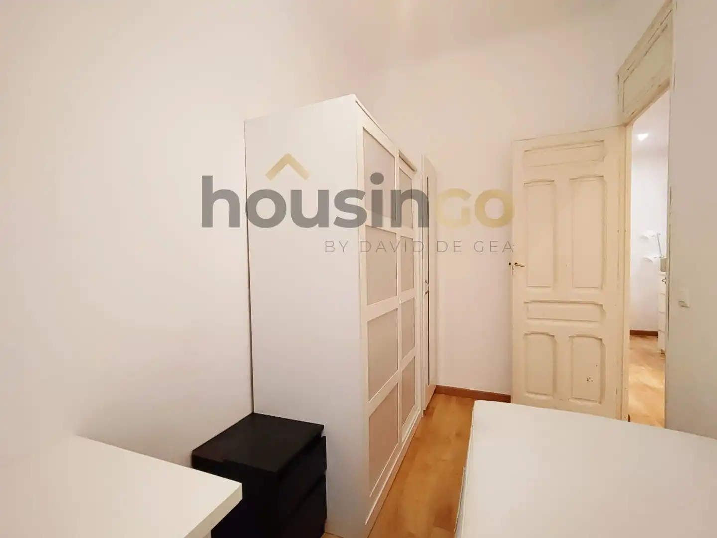 Bedroom of Flat for rent in Madrid  with Heating and Furnished