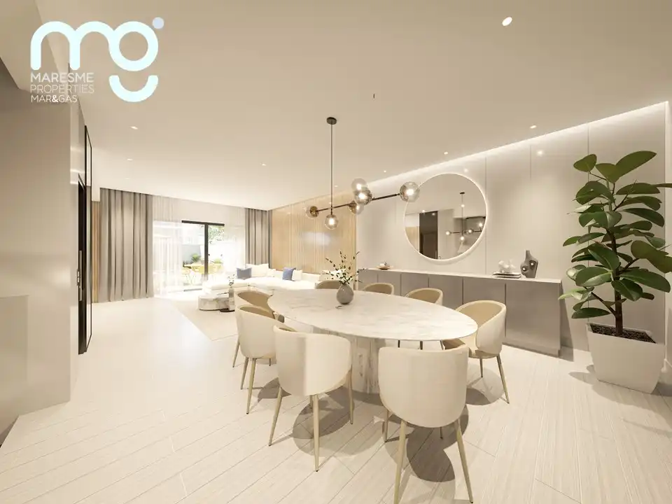 Dining room of Detached homes for sale in El Masnou  with Air Conditioner, Heating and Private garden
