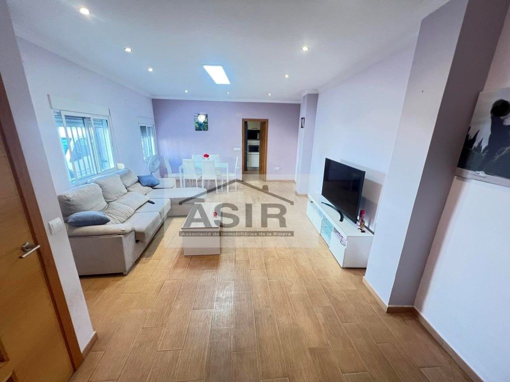 Living room of House or chalet for sale in Alzira  with Air Conditioner and Terrace