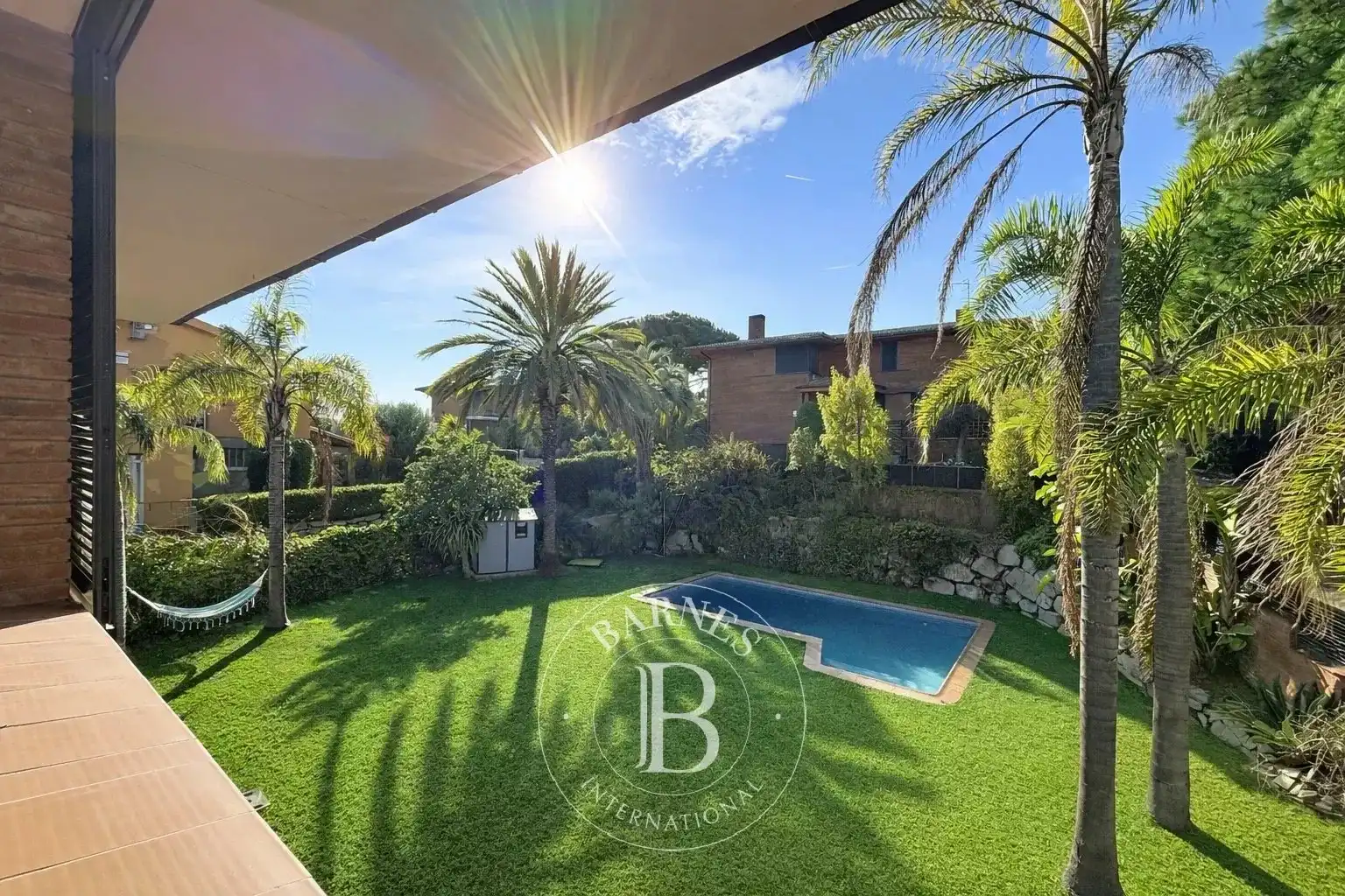 Garden of Houses for sale in Sant Andreu de Llavaneres  with Air Conditioner, Heating and Private garden