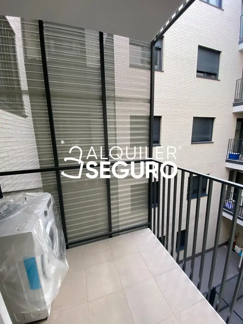 Balcony of Flat for rent in Guadalajara  with Heating, Terrace and Storage room