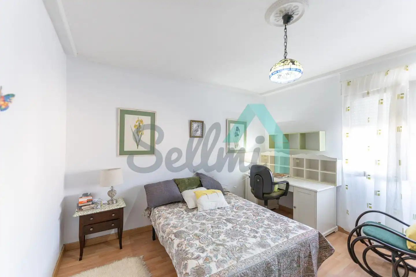 Bedroom of Flat for rent in Gijón   with Heating, Furnished and Internet