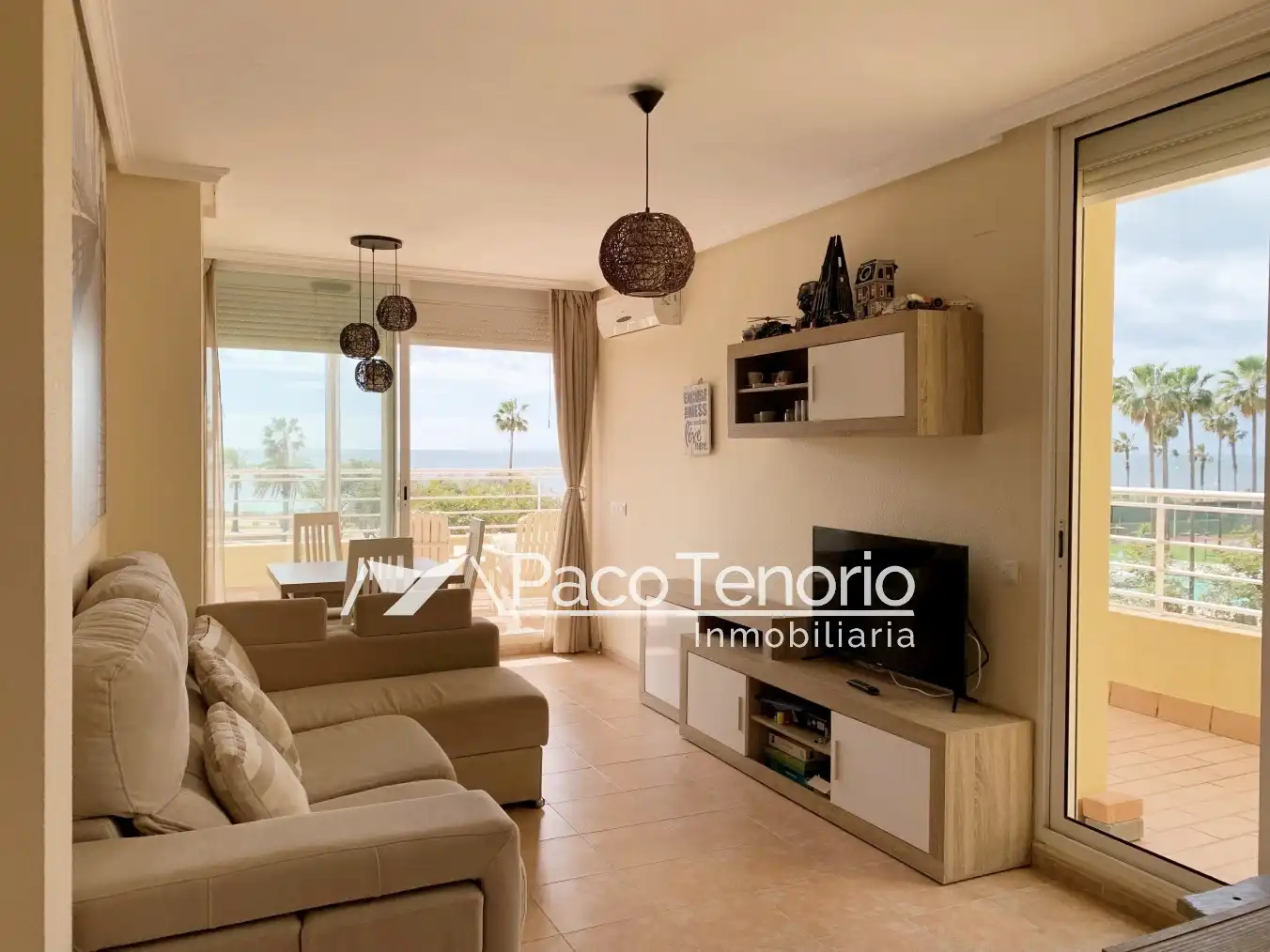 Sala de estar de Piso de alquiler en Islantilla con Terraza, Amueblado y Horno