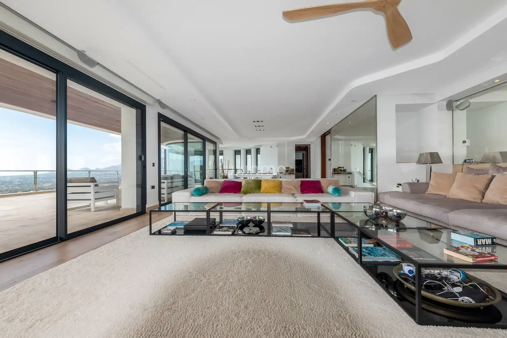 Sala de estar de Casa o chalet en venta en Altea con Aire acondicionado, Calefacción y Terraza